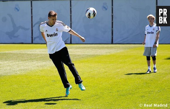 Liam Payne a joué au foot au centre d'entraînement du Real Madrid