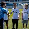 Niall Horan, Louis Tomlinson et Liam Payne ont rencontré les joueurs du Real Madrid