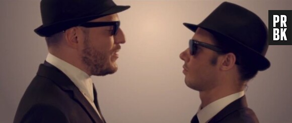 Orelsan et Flynt en mode "The Blues Brothers" pour le clip de 'Mon Pote'
