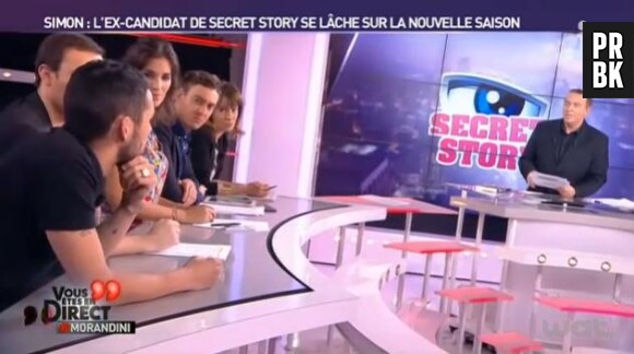 Simon de Secret Story 5 était invité sur le plateau de Jean-Marc Morandini sur NRJ12.