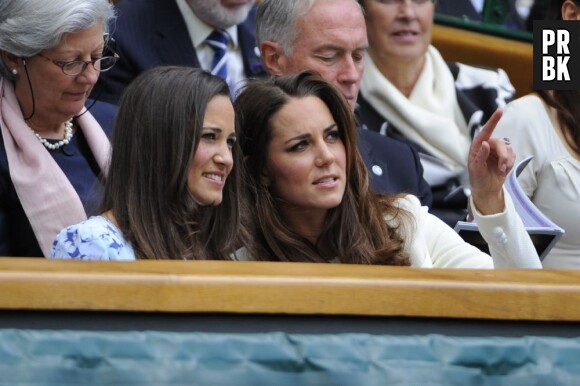 Pippa Middleton et Kate Middleton fans de tennis