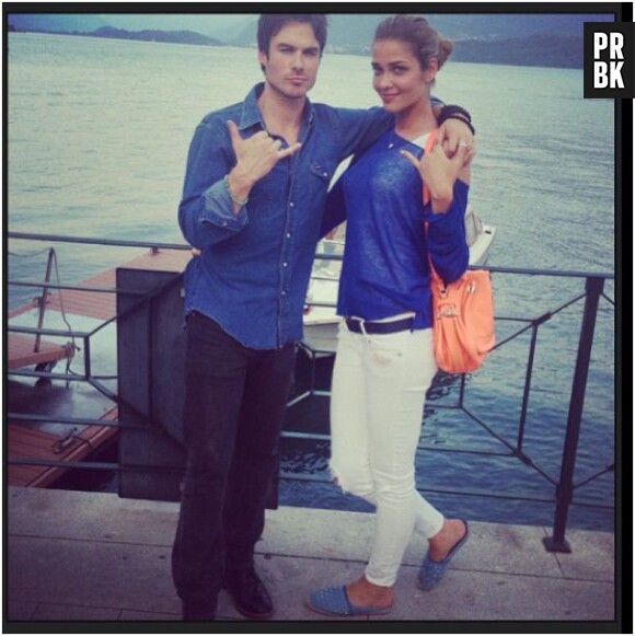 Ian Somerhalder et Ana Beatriz Barros, le 8 juillet 2013 sur Instagram