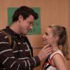 Cory Monteith et Dianna Agron dans Glee