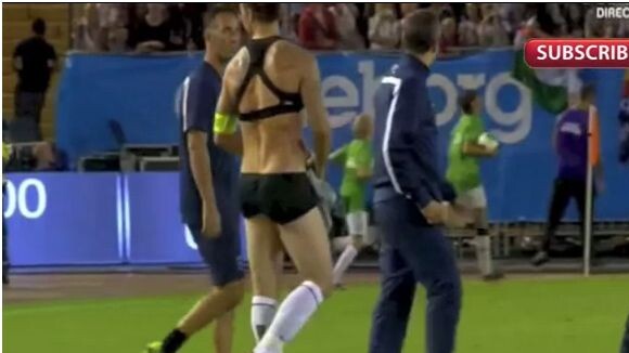 Zlatan Ibrahimovic en "bikini" : le roi du PSG pas si viril ?