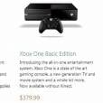 Xbox One "Basic Edition" : un pack à 379€ ?
