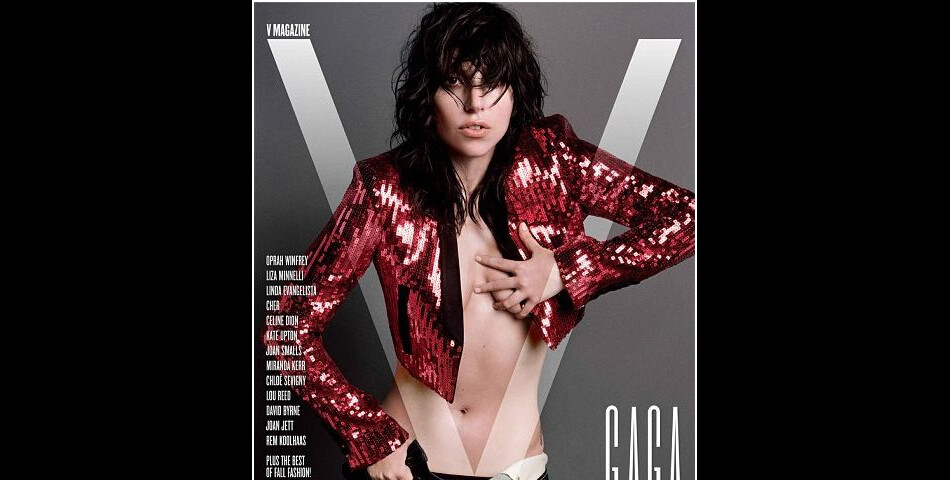 Lady Gaga, topless pour le numéro de la rentrée 2013 de V Magazine
