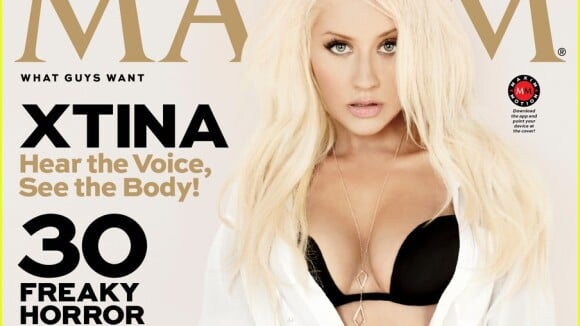 Christina Aguilera : 100% sexy en soutif pour Maxim