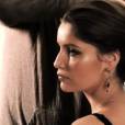 Laetitia Casta dans les coulisses du shooting pour la nouvelle campagne parfum Dolce &amp; Gabbana