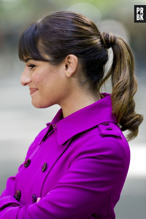 Glee saison 5 : Lea Michele retrouve le sourire sur le tournage