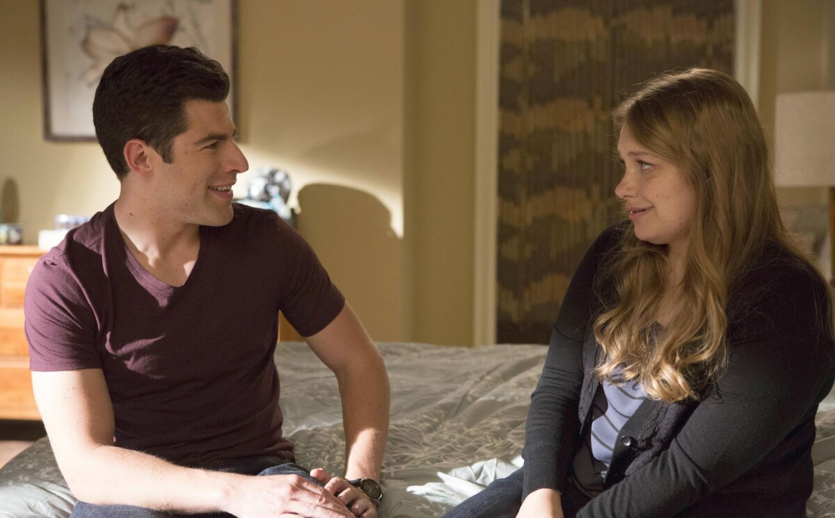 Photo : New Girl saison 3, épisode 1 : Schmidt et Elizabeth en couple