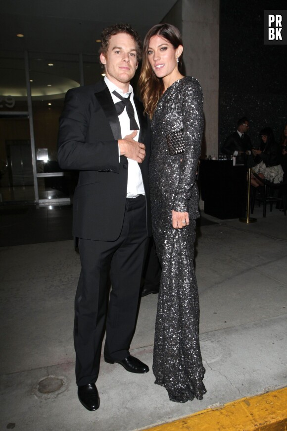 Michael C. Hall et Jennifer Carpenter après les Emmy Awards 2010