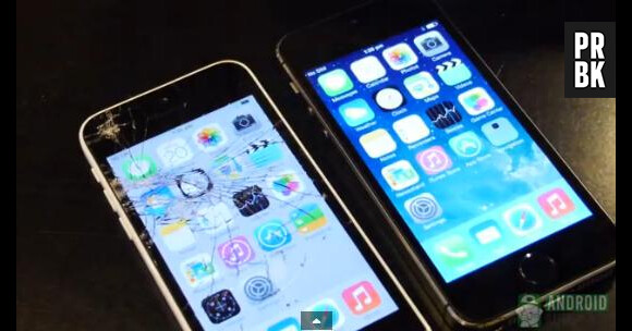 AndroidAuthority teste la résistance de l'iPhone 5S et de l'iPhone 5C