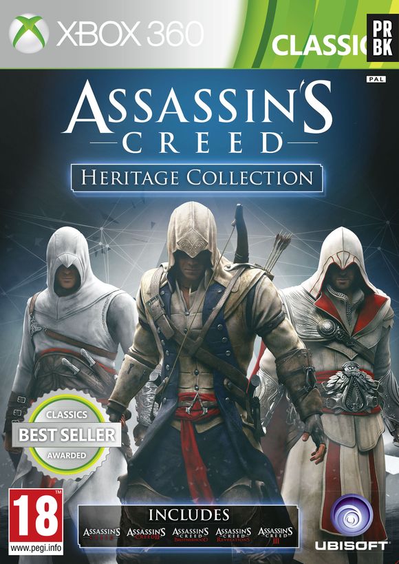 Assassin's Creed Heritage Collection sort le 7 novembre 2013 sur Xbox 360, PS3 et PC
