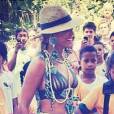 Beyoncé prend la pose au Brésil, le 17 septembre sur Instagram.