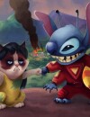 Grumpy Cat en Lilo de Lilo et Stitch selon Eric Proctor
