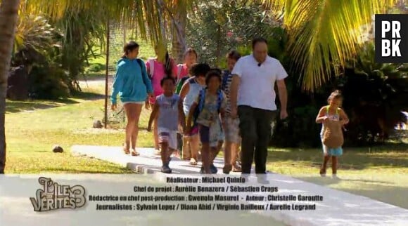 L'île des vérités 3 : les habitants passent une journée avec les enfants de Tahiti