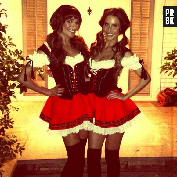 Les pires et les meilleurs costumes d'Halloween 2013 : Lea Michele en bavaroise sexy