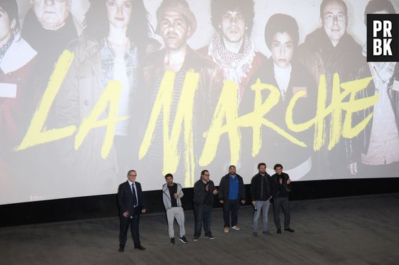 Jamel Debbouze pour l'avant-première du film La Marche, en salles le 27 novembre 2013