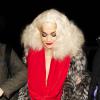 Rita Ora : robe sexy pour son anniversaire, le 26 novembre 2013 à Londres