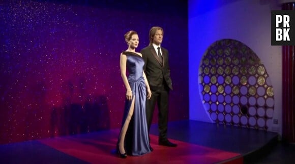 Angelina Jolie et Brad Pitt immortalisés en poupée de cire chez Madame Tussauds à Londres