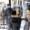 Kim Kardashian, Kanye West et Khloé Kardashian : en vacances au ski à Summit Park (USA), le 30 décembre 2013