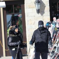 Kim Kardashian et Kanye West : look anti fashion pour leurs vacances au ski