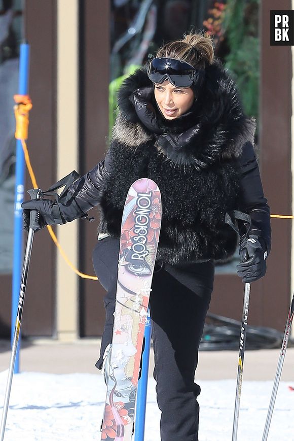 Kim Kardashian : en vacances au ski à Summit Park (USA), le 30 décembre 2013