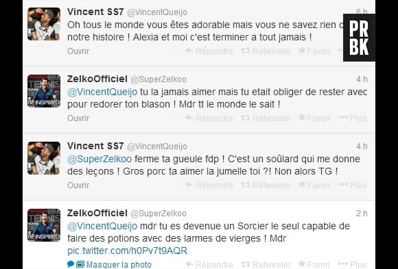 Vincent de Secret Story 7 et Zelko se clashent sur Twitter