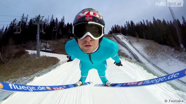 VIDEO] GoPro invente le saut à ski version selfie - Purebreak