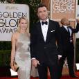 Golden Globes 2014 : Liev Schreiber et sa femme Naomie Watts sur le tapis-rouge le 12 janvier 2014 à Los Angeles
