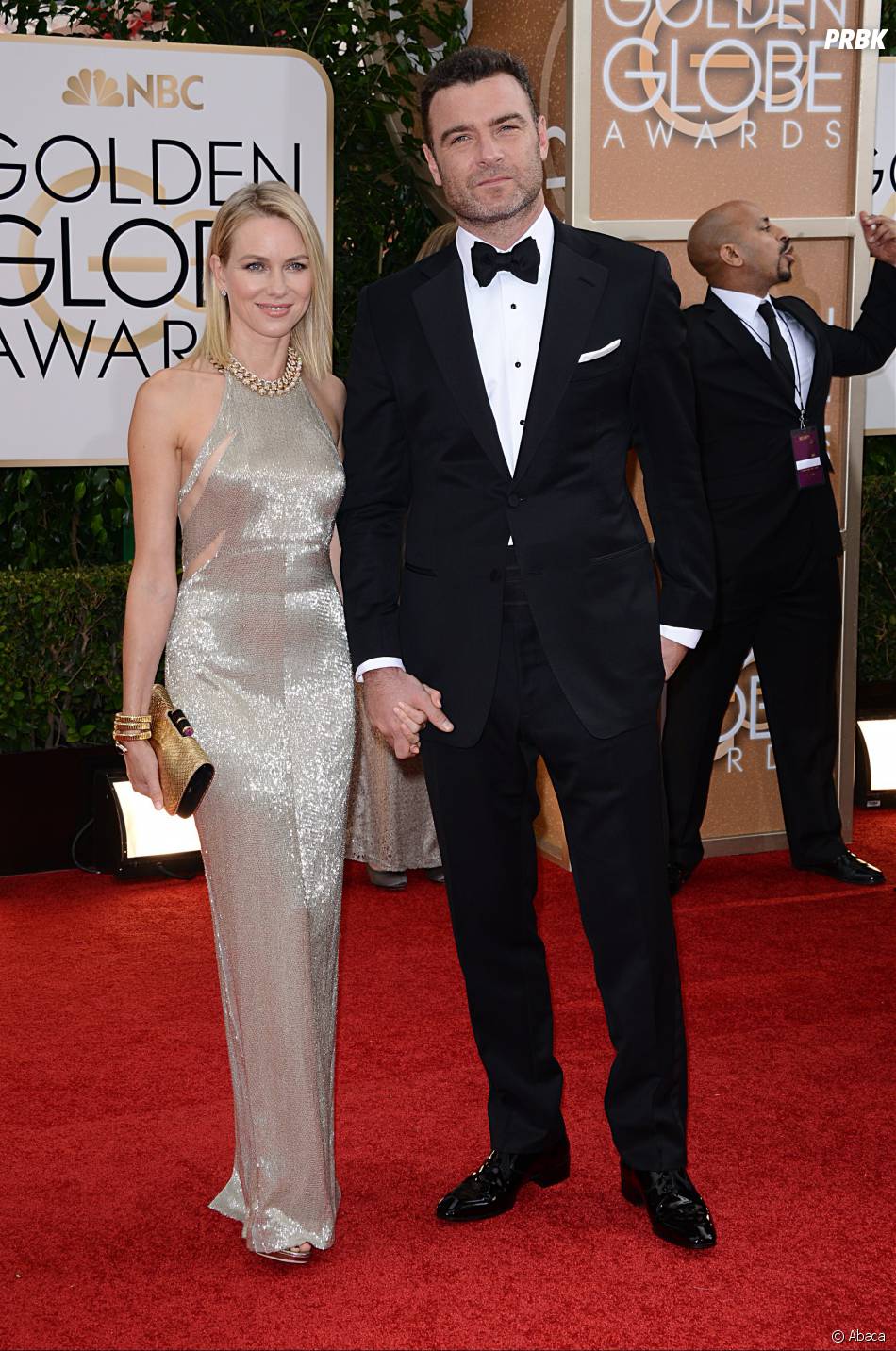 Liev Schreiber Et Sa Nouvelle Compagne Golden Globes 2014 : Liev Schreiber et sa femme Naomie Watts sur le