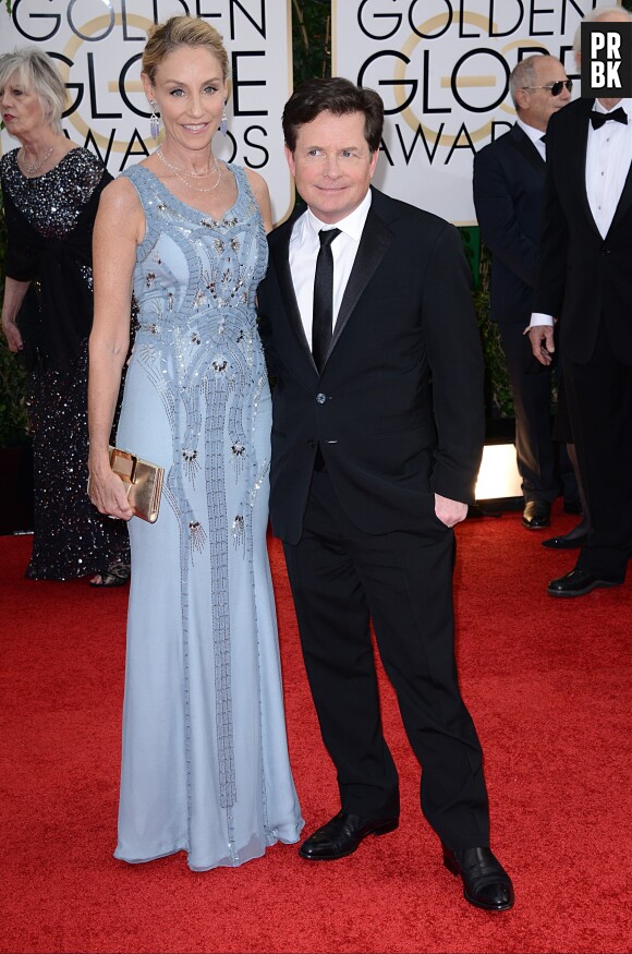 Golden Globes 2014 : Michael J. Fox sur le tapis-rouge le 12 janvier 2014 à Los Angeles