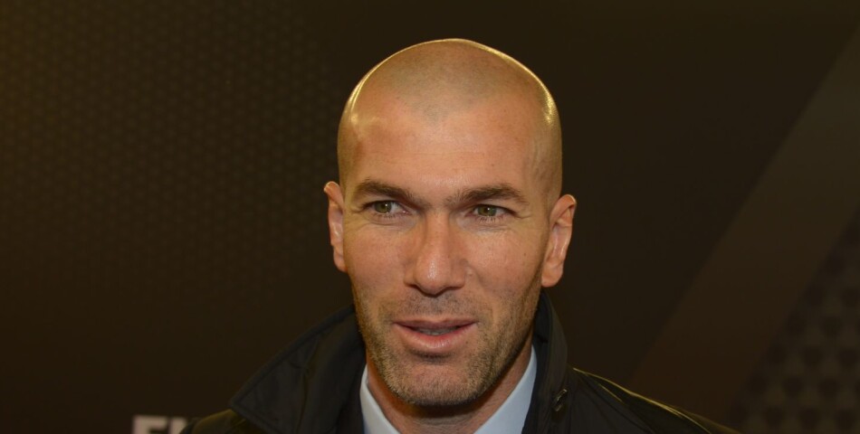Zinédine Zidane à la cérémonie du Ballon d&#039;or 2013, le 13 janvier 2014 à Zurich