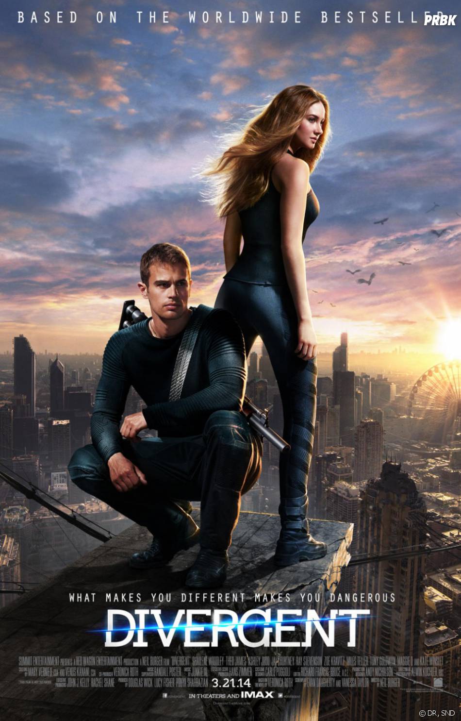 Divergente Affiche Du Film Avec Shailene Woodley Et Theo James Purebreak