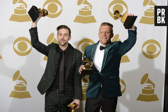 Grammy Awards 2014 : Macklemore & Ryan Lewis remportent quatre prix lors de la cérémonie qui s'est déroulée le 26 janvier 2014 à Los Angeles