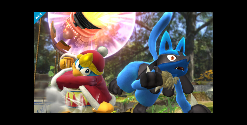 Super Smash Bros Wii U et 3DS : Le Roi Dadidou en mauvaise posture face à Lucario