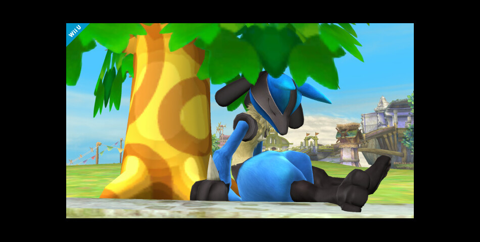 Super Smash Bros Wii U et 3DS : Lucario se repose avant la sortie du jeu courant 2014