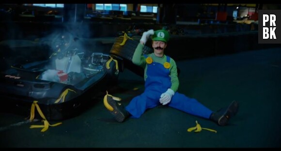 Noman déguisé en Luigi dans sa nouvelle vidéo
