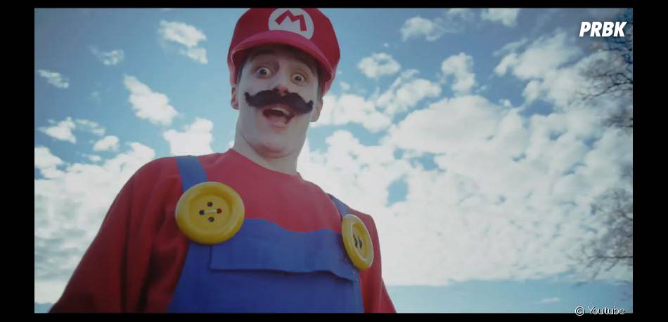 Hugo Tout Seul déguisé en Mario dans la dernière vidéo de Norman