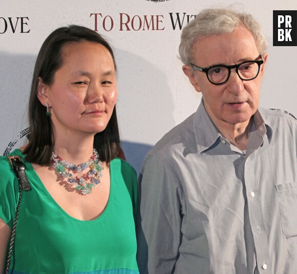Woody Allen et sa femme Soon-Yi Previn, fille adoptive de Mia Farrow