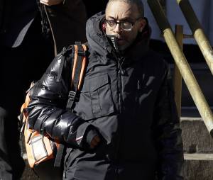 Spike Lee à l'enterrement de Philip Seymour Hoffman, le 7 février 2014 à New-York