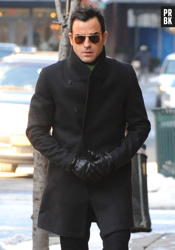 Justin Theroux à l'enterrement de Philip Seymour Hoffman, le 7 février 2014 à New-York