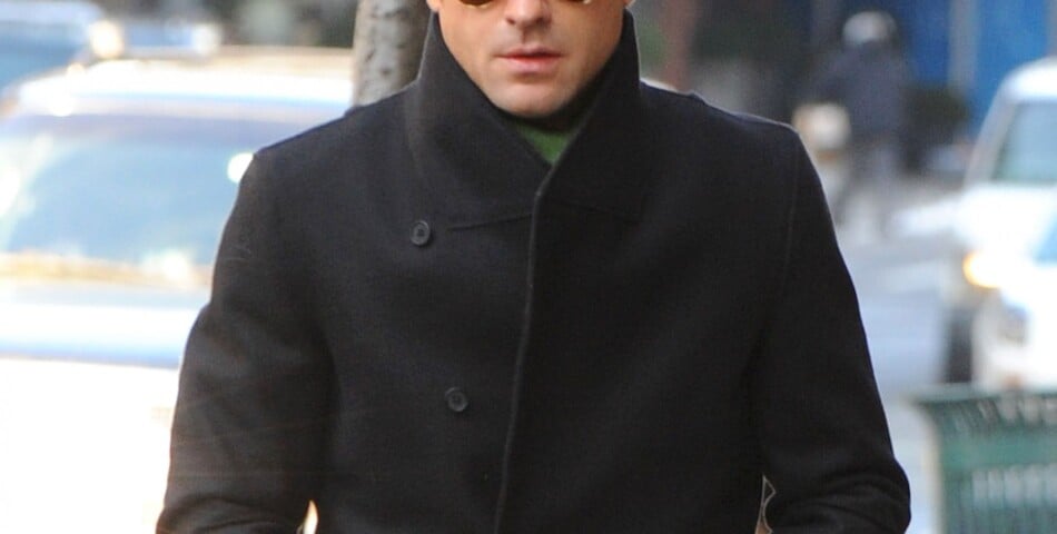 Justin Theroux à l&#039;enterrement de Philip Seymour Hoffman, le 7 février 2014 à New-York