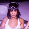 Rihanna dans un jacuzzi pendant ses vacances à Aspen
