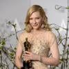 Cate Blanchett gagnante aux Oscars 2014 le 2 mars à Los Angeles