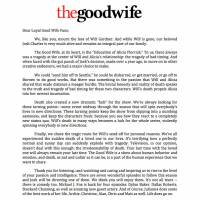 The Good Wife saison 5 : mort choquante, les fans bouleversés