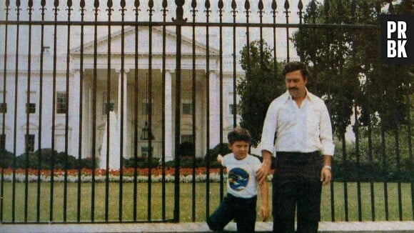 Pablo Escobar et son fils