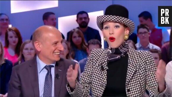 Doria Tillier : la Miss Météo s'est déguisée en Geneviève de Fontenay, le 2 avril 2014