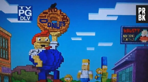 Les Simpson en mode Minecraft dans le nouvel épisode de la série intitulé "Luca$"