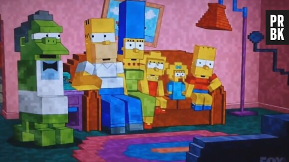 Les Simpson ont parodié Minecraft dans le nouvel épisode de la série intitulé "Luca$"